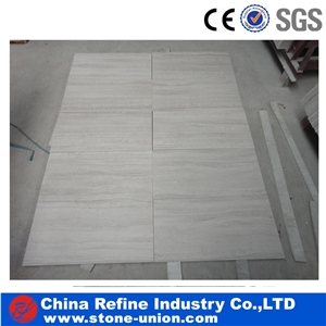 China White Wooden Vein Marble for Indoor Decoration