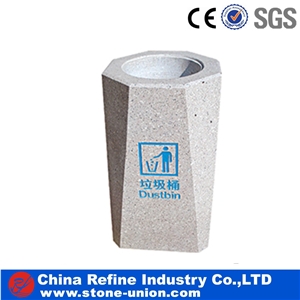 Garden Dustbin Granite Landscape Stone, Landscaping Products, Garden Design