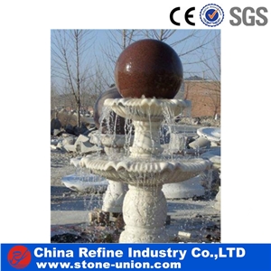 Human Statue Fountain , Garden Water Fountain , Marble Tiered Fountains,Sculptured Fountain,Granite Floating Sphere Fountain