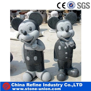 Mickey Mouse Statue for Garden Landscaping , Wild Animal Statues,Dog and Cat Statues, Bear Statues,Wild Animal Statue