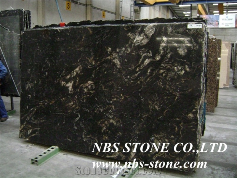 Black Cosmic Granite Stone Tiles & Slabs,Wall Covering,Flooring