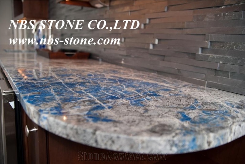 Blue Granite Kitchen Tops,Countertops Covering
