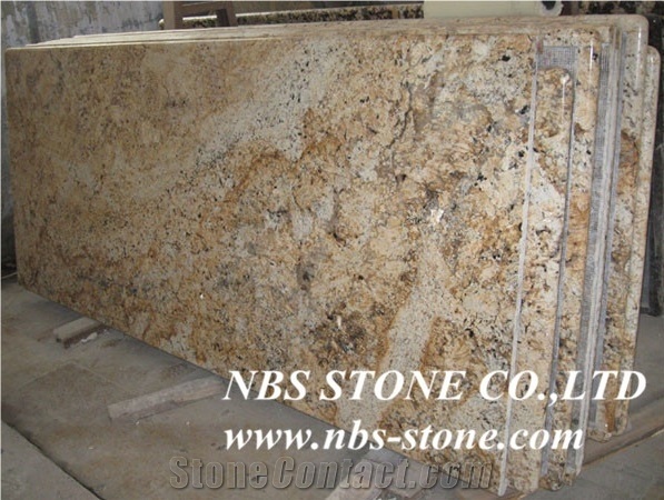 Crystal Yellow Granite,Kitchen Tops,Countertops,Low Price