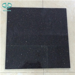 Black Galaxy Granite Polished Flooring (Thin Panel) Black Galaxi,Black Star,Galaxy Gold,Galaxy Star,Nero Galaxy,Nero Star Galaxy,Paving,Walling,Cladding