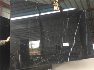 Cheap a Grade Quality Stock Black Marquina Marble Slabs,Nero Marquina Marble Slabs and Tiles,Wall Cladding Tiles,Flooring Tiles