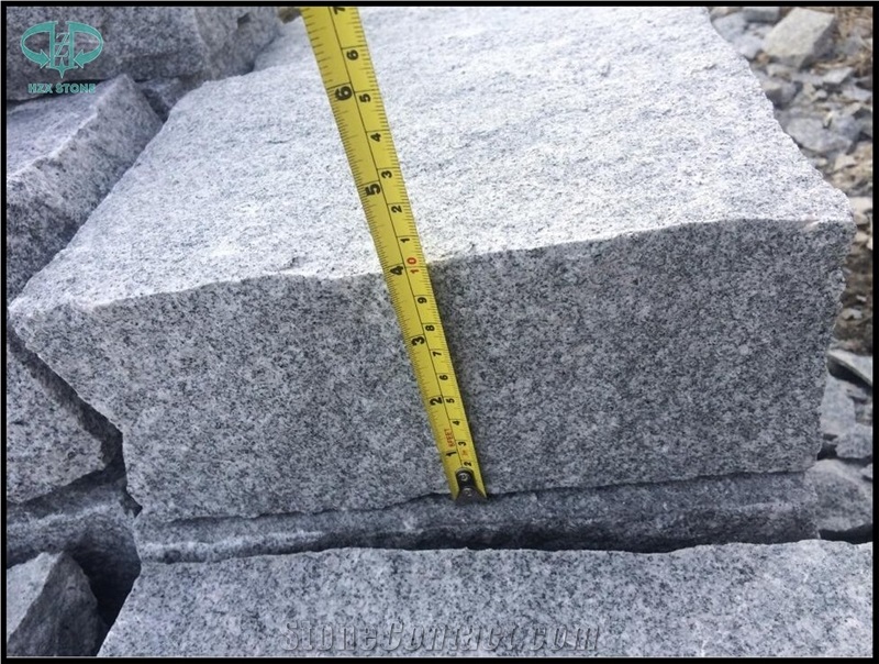 China Natural G603 Granite Paving Stone & Cube Stone