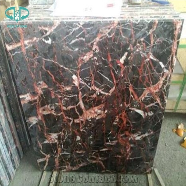 Cuckoo Red Marble, Chinese Golden Emperador,Red Marble Polished Flooring