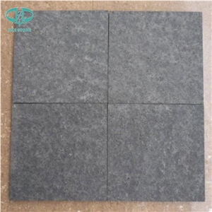 Flamed / Exfoliated Zhangpu Black Basalt, Andesite, Basalto Cut to Size Tiles, Wall Cladding, Anti Slip Paving Stone, Black Stone Tiles