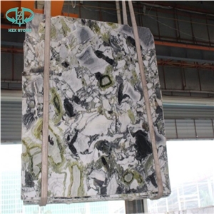 Ice Connect Marble Green Jade Chinese Polished Slabs