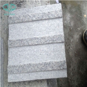 Special Usage Of Walking Way Paving Stone, G603 China Silver White Star White Sesame White Bianco Crystal Grantie Flamed Sandblast Tactile Pedestrian Paver Blind Road Paver,Blind Paving Stone