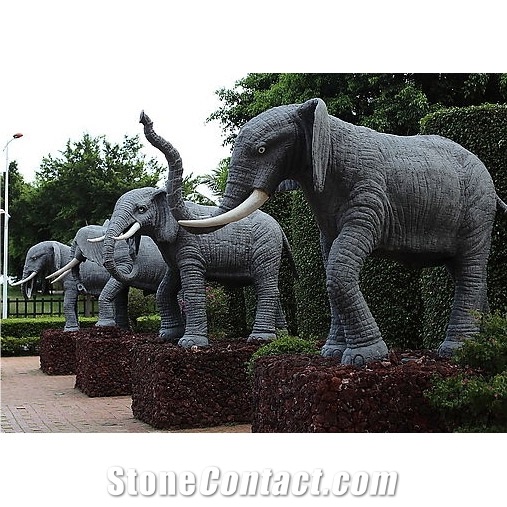 Animal Statues, G603 Grey Granite Statues