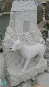 Animal Statues, G603 Grey Granite Statues