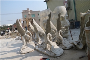 Stone Human Sculpture, Grey Marble Sculpture & Statue, Western Statues