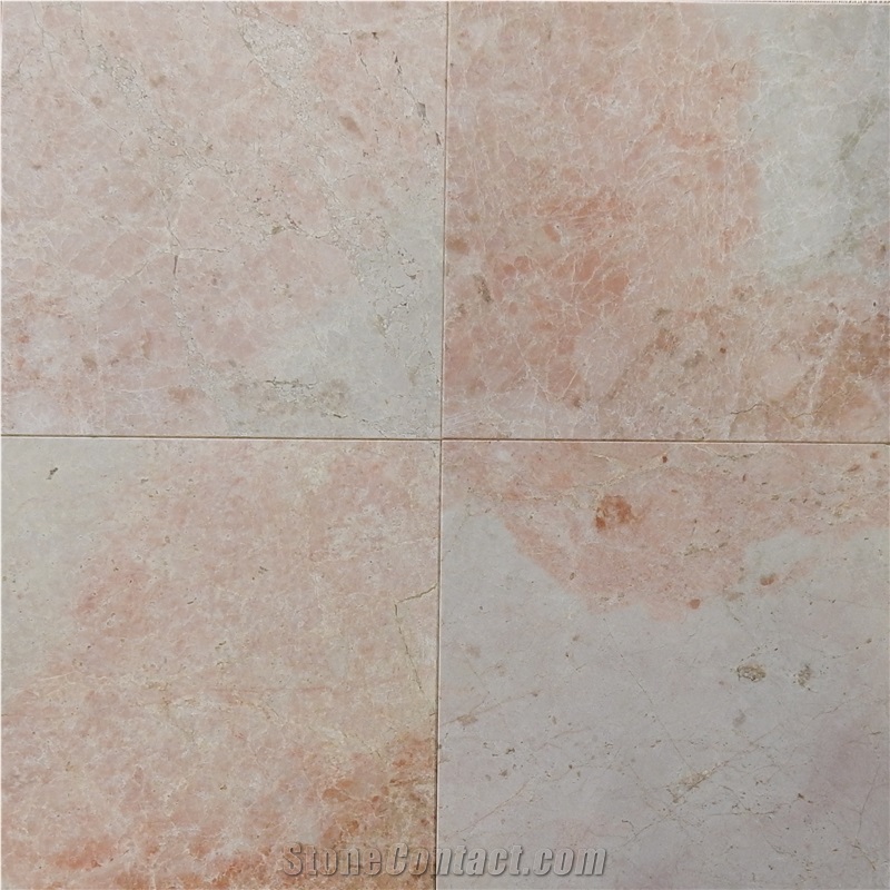 Desert Pink 12 X 12 Marble Tile from United States - StoneContact.com