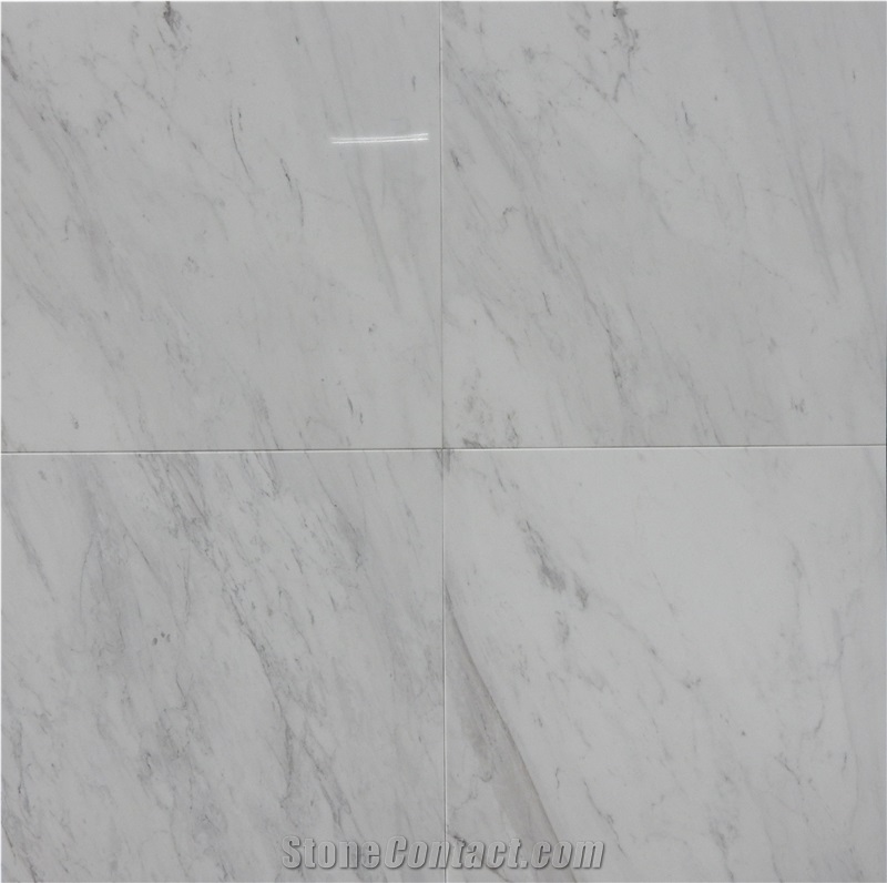 Volakas White 16x16x 3/8", Olympic White Select Marble Tiles & Slabs