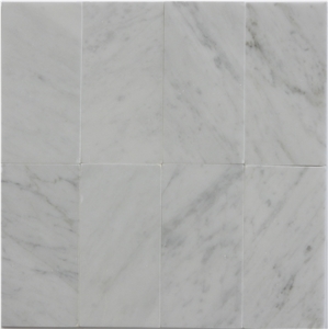 White Carrara Marble Tile 3 X 6
