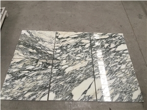 Italian Arabescato White Marble Cut Size Floor Wall Tiles Polished,Luxury Natural Decorative Stone