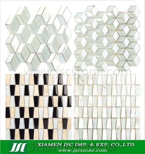 Glass Stone Mosaic, Mosaic Pattern, Wall Mosaic