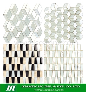 Glass Stone Mosaic, Mosaic Pattern, Wall Mosaic