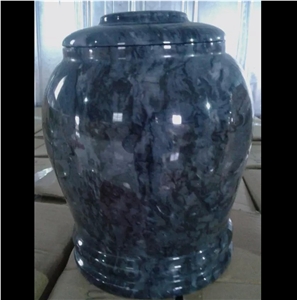 Sea Wave Blue Marble Cremation Urns