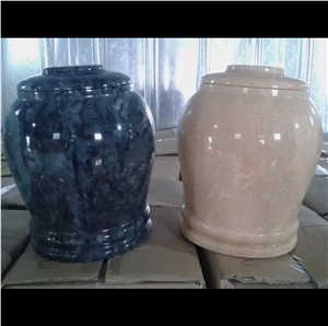 Sea Wave Blue Marble Cremation Urns