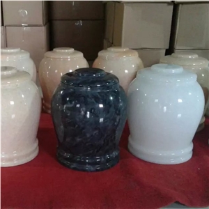 White Marble Funeral Urns for Ashes