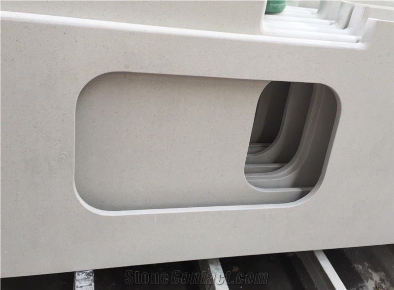 Wholesale White Quartz Stone Kitchen Countertops