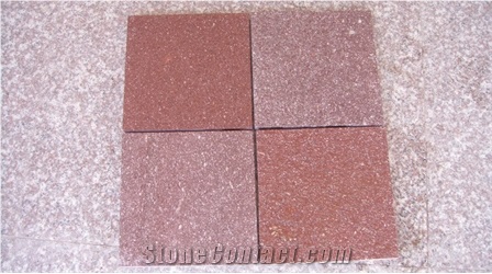 Chinese Flamed Granite Slabs & Tiles, G666 Granite Wall Covering Tiles, Shouning Red Floor Covering Tiles,Liancheng Red Granite,China Red Porphyry Pavement Stone