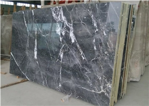 Polished Grey Marble Slabs & Tiles, King Grey Marble Wall Covering Tiles, Imperial Grey Marble Floor Covering Tiles, Imperial Gray Marble Skirting