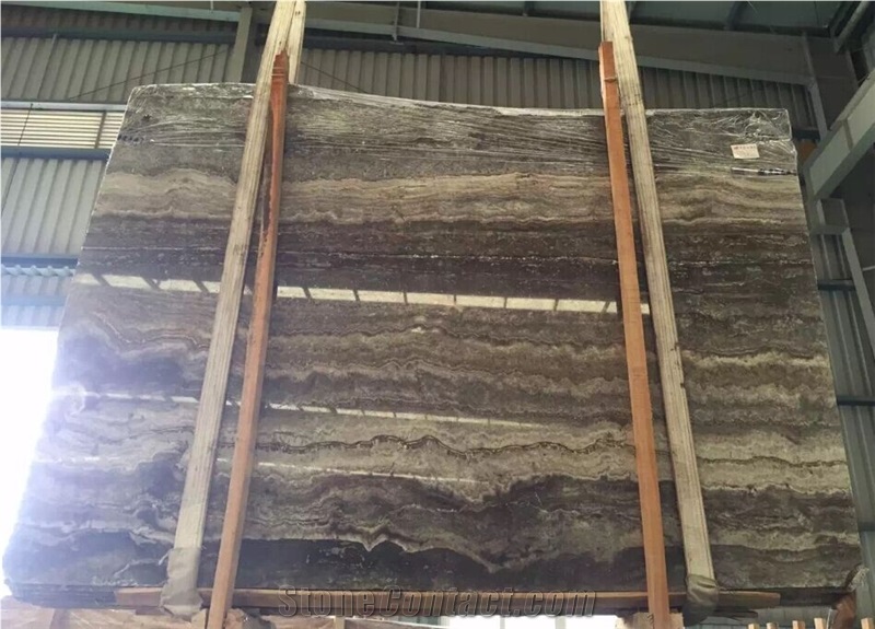 Silver Travertine, Iranish Travertine, Slabs or Tiles, for Wall, Floor, Stair Decoration, Good Quality, Nice Price