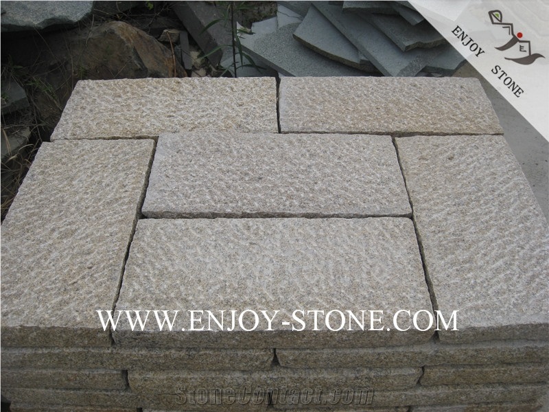 All Sides Picked G682 Golden Yellow,Golden Rust, Rustic Yellow , Golden Granite,Yellow Granite,All Sides Picked/Pineapple Tile/Cut to Size, Slabs/Flooring/Walling/Pavers
