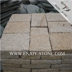 All Sides Picked G682 Golden Yellow,Golden Rust, Rustic Yellow , Golden Granite,Yellow Granite,All Sides Picked/Pineapple Tile/Cut to Size, Slabs/Flooring/Walling/Pavers