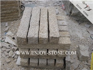 All Sides Picked G682 Golden Yellow,Golden Rust, Rustic Yellow , Golden Granite,Yellow Granite,All Sides Picked/Pineapple Tile/Cut to Size, Slabs/Cobbleflooring/Walling/Pavers/Granite Pillar