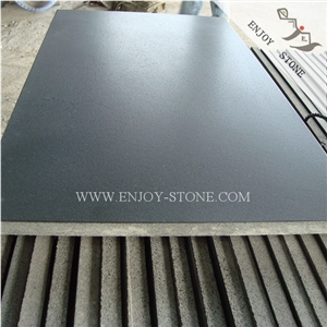 Antiqued / Leathered Grey Basalt,Grey Andesite Stone Tiles and Slabs for Walling,Flooring