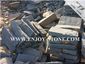 Basalt Cube Stone, All Natural Split, Paving, Driveway, Pavers, Walkway, Andesite Cobble Stone, Lava Stone Cobble Stone, Chinese Basalt Paving