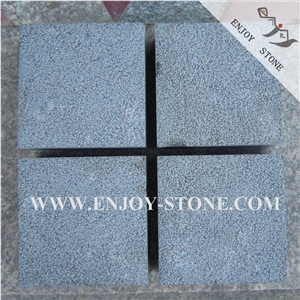 Basalt Cube Stone, Bush-Hammered, Andesite Cobble Stone, Lava Stone Cobble Stone, Chinese Basalt Paving