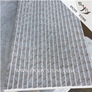 China Gray Basalt Wall Cladding,Grooved and Split Walling Tiles,Grey Bluestone Covering Tiles