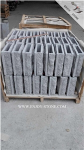 China New G603 Granite Corner Stone,Mushroom Wall Cladding,Split Face Mushroom Stone