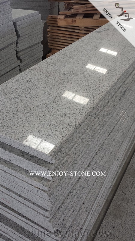 China New G603 Granite Stairs&Risers,Light Grey Granite Stair Treads,Deck Stair