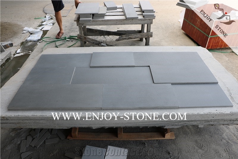 Cultured Stone China Grey Basalto/Basaltina/Andesite Stone Wall Decoration,Honed Stacked Stone Panel,3D Thin Stone Veneer