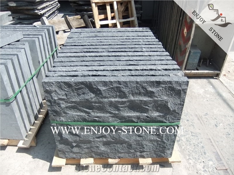 Fuding Black,Fuding Hei,Fujian G684 Black Pearl Granite,Natural Split/Cleft Finish,Granite Wall Covering&Floor Tiles&Slabs