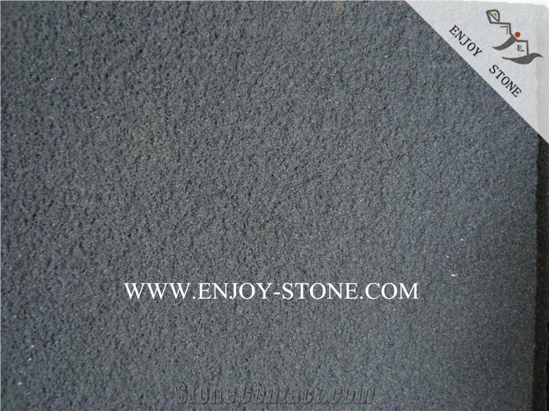 Fujian Grey Basalt/Andesite/Basaltina/Basalto Stone,Water Jet Finish Basalt Tiles&Slabs,Cut to Sizes Lava Stone for Wall Cladding and Flooring