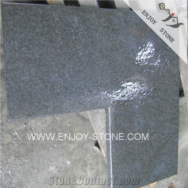 G684 Black Basalt,Pearl Black Flamed Coping Corner Pieces,Coping Stone,Swimming Pool Coping Solid Pieces