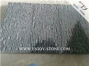 G684 Black Pearl Granite,Grooved+Natural Split/Cleft Finish Fuding Black Granite,Hlaf-Planed Andesite Wall Tiles,Andesite Floor Tiles