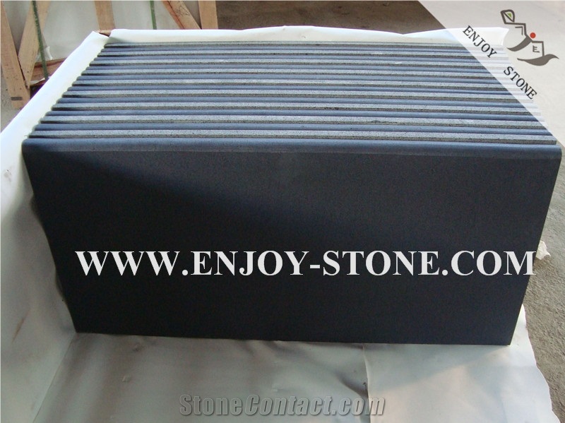 Hainan Black, Black Basalt Pool Coping, Bullnose, Bluestone Tiles, Basalt with Catpaws, Honeycomb, Micro Hole Basalt, Andesite Coping Tiles, Lavastone, Honed, Filled, Cut to Size