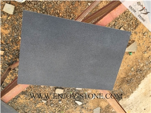 Honed Hainan Black Basalt,Black Basalt,Hn Basalt,Honed Slabs Basalt Strip/Tiles/Cut to Size/Slabs/Flooring/Walling/Pavers