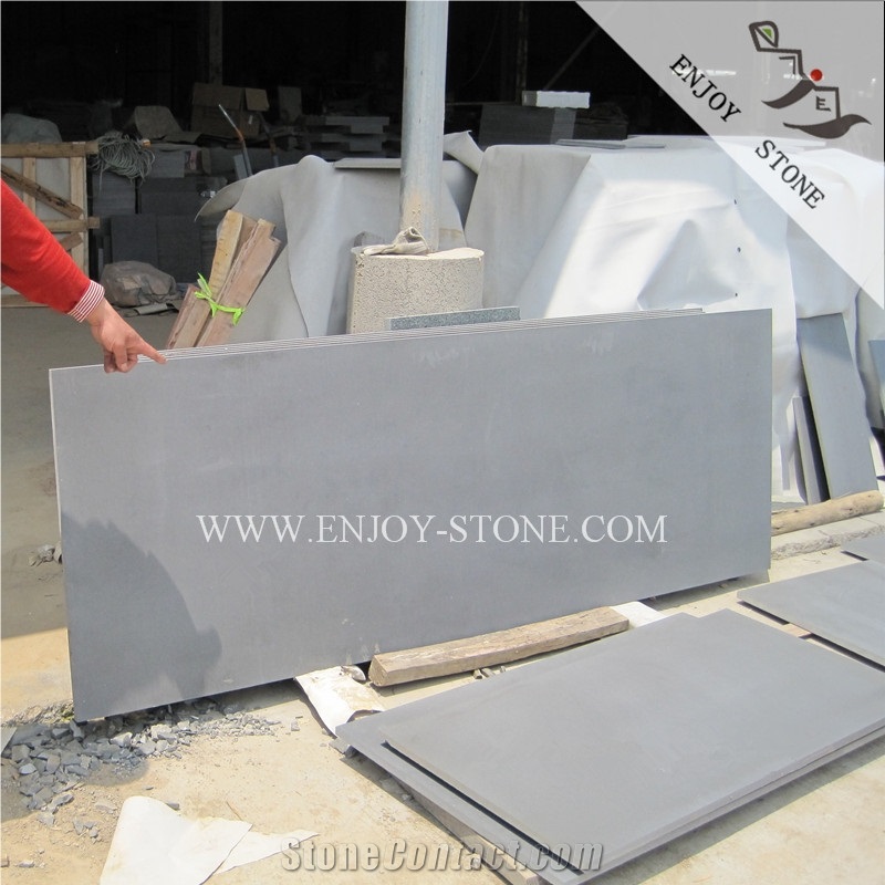 Honed Hainan Grey Basalt Slab,Basalto,Basaltina,Andesite Stone,Lava Stone Slab for Walling,Flooring,Cladding
