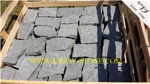 Natural Split Crazy Paver G654 Sesame Black, Padang Grey, Sesame Grey, Sesame Gray, Sawn,Natural Split Crazy Paver Tiles/Cut to Size/Slabs/Flooring/Walling/Pavers/Granite