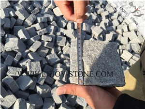 Natural Split Cube/Cobble Stone G654 Sesame Black, Padang Grey, Sesame Grey, Sesame Gray, Sawn,Natural Split Cube/Cobble/Flooring/Walling/Pavers/Granite