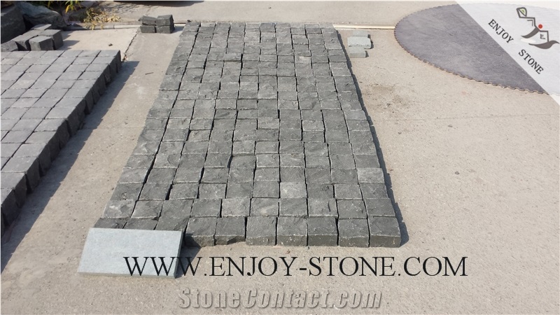Natural Split Cube/Cobble Stone Zhangpu Bluestone,Zp Bluestone,Bluestone with Cat Paw,Natural Split Cube/Cobble Stone /Flooring/Walling/Pavers
